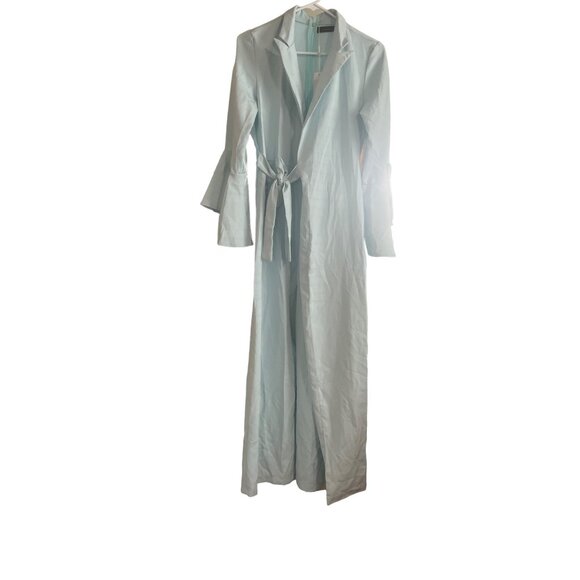 Three Seasons v-neck bell sleeved pantsuit size Medium NWT - Picture 1 of 13